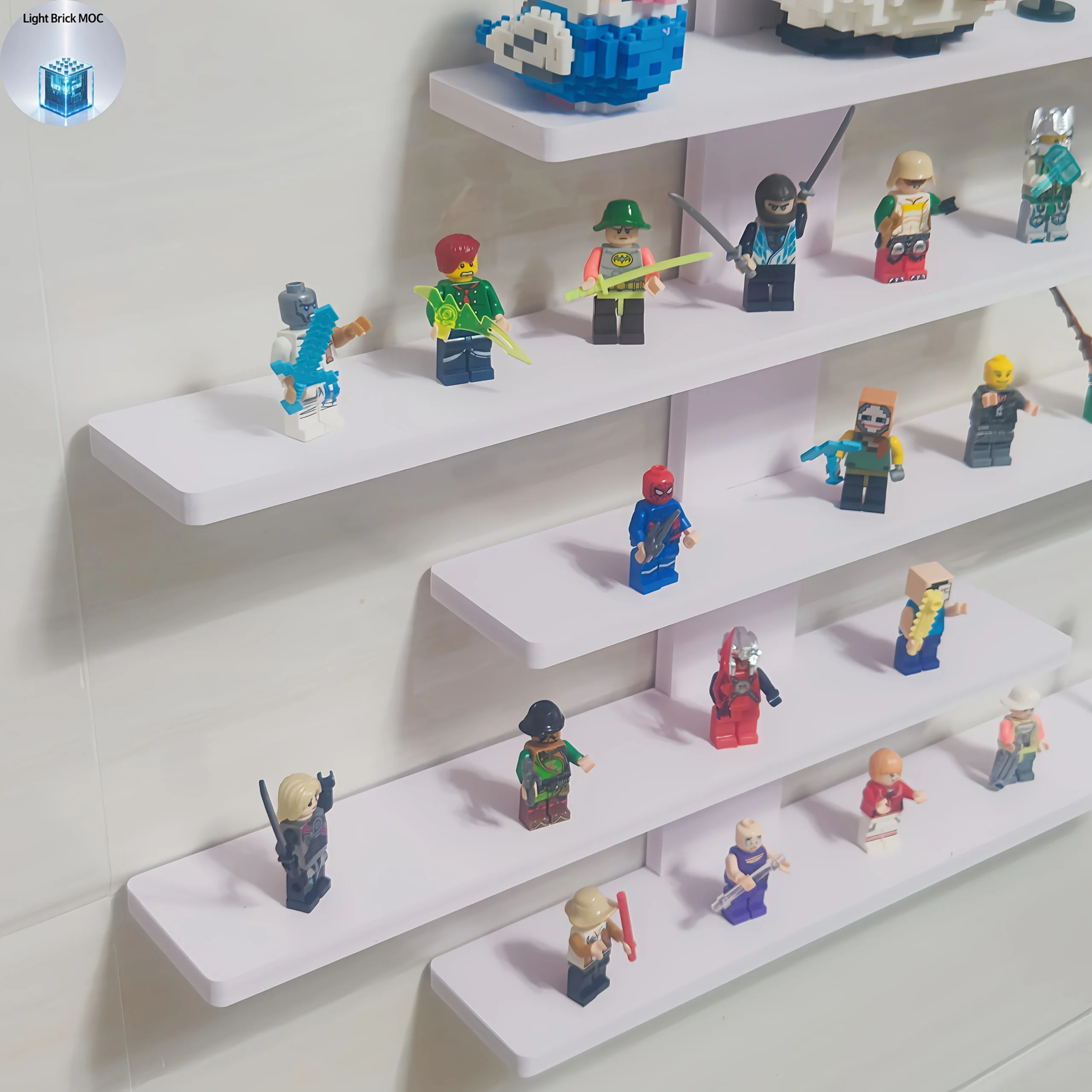Five-layer doll display stand, building block minifigures, figurine blind box display stand, multi-purpose grocery storage stand