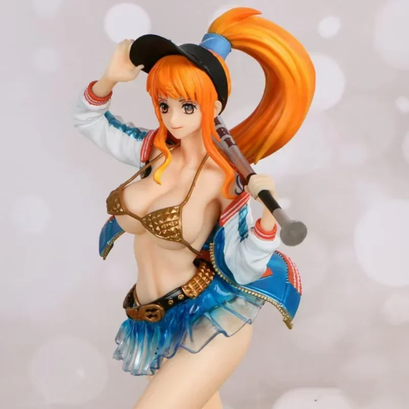 Nami Anime Figure Thief Cat Nami Figurine Pvc Statue Model Dolls Collectible Room Ornament Children Toys Gifts