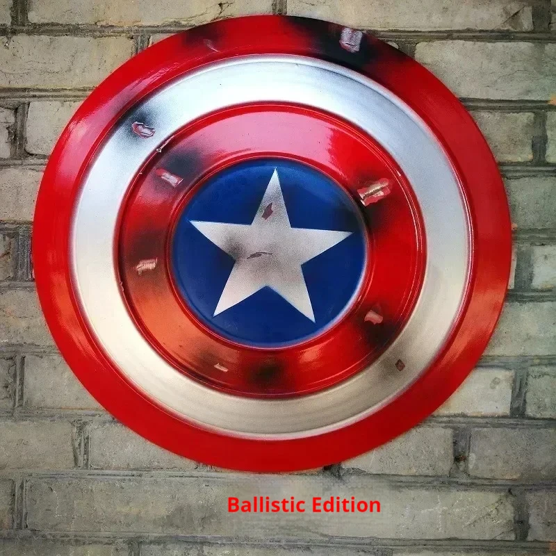47cm Metal Superhero Captain America Shield Premium Version Model Cosplay Prop Adults And Kids Toys Home Decorat Birthday Gift - Image 11