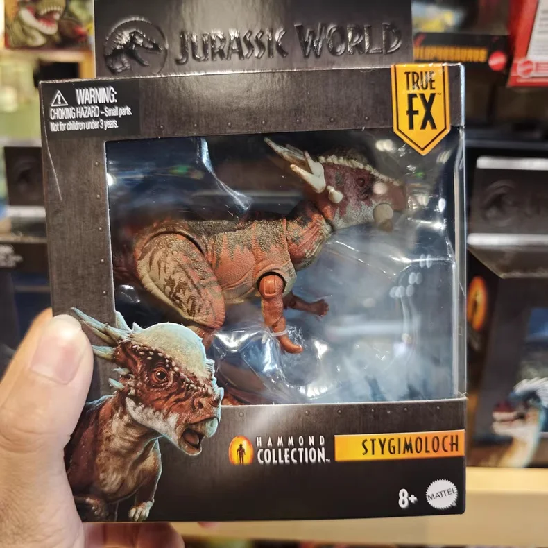 Mattel Jurassic World Hammond Collection Dinosaur Model Reborn Movie Velociraptor Stygimoloch Troodon Action Figure Kid Toy Gift - Image 3