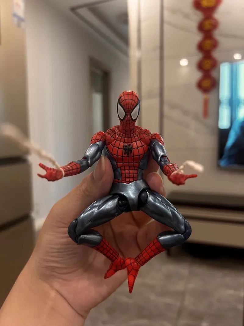 Hot CT Toys SpiderMan Mafex 075 Figure The Anazing Spiderman Comic Ver Mafex 185 Action Figure Figurine Model Toys Kids Gifts - Image 3