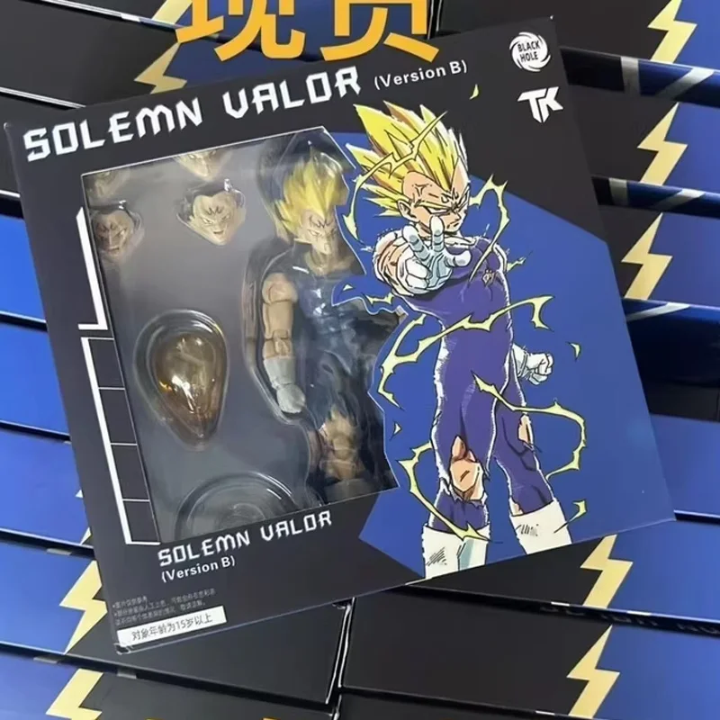 Black Hole Toys & TK Dragon Ball SHF Super Saiyan SSJ Majin Vegeta Battle Damage Full Power Anime Action Figures Models toys