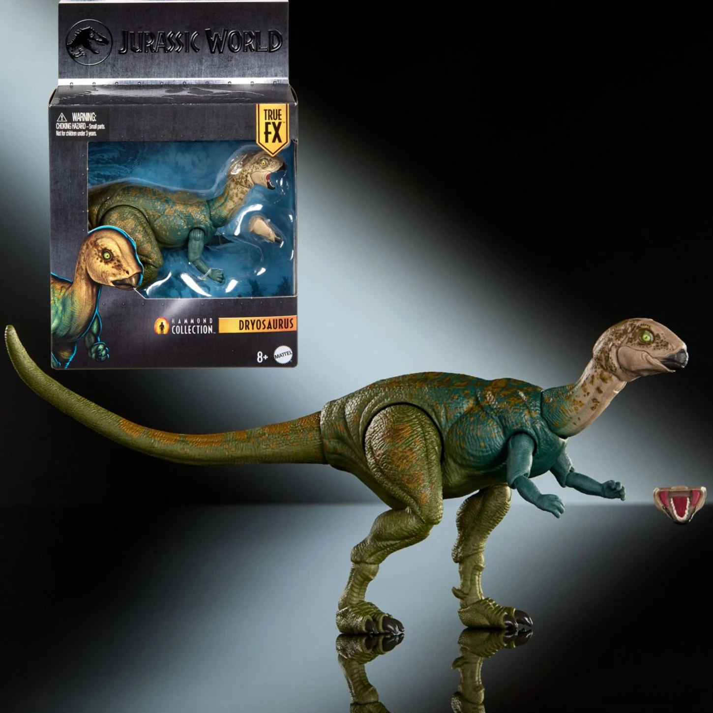 Original Mattel Jurassic World Hammond Collection Dinosaur Action Figure VOrnitholestes Mussaurus Dryosaurus Toys for Boys Gifts