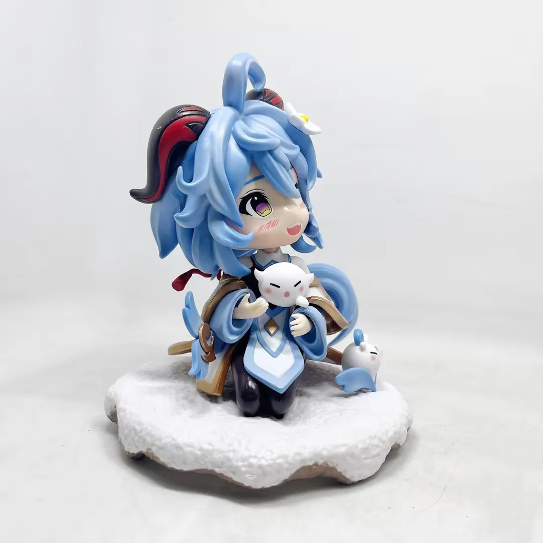 Genshin Impact Cute Chibi Ganyu Figure Boxed Anime Collectible Model Desktop Decoration For Anime Game Fans And Collectors