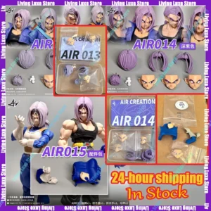 HOT- IN Stock Original Air SHF Dragon Ball Trunks Head Accessories Air013 Air014 Air015 Anime Collection Figures Model Toy Gifts