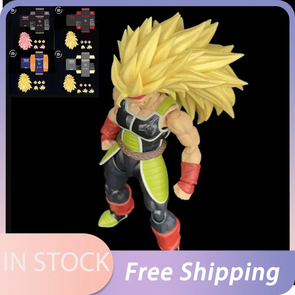 New Zd Studio Dragon Ball Shf Super Saiya Ssj3 Vegito Bardock Son Goku Goku Black Gogeta Head Accessories Kit Birthday Toy Gifts