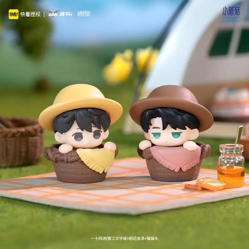 Authentic New Little Mushroom Anime Figure Mystery Box Lu Feng An Zhe Cute Doll Mini Particles Desktop Decor Collection Gift Toy - Image 3
