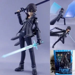 Anime SAO Kirito Kazuto Asuna Figma 174 178 241 248 PVC Action Figure Statue Collectible Model Toys Doll Gifts