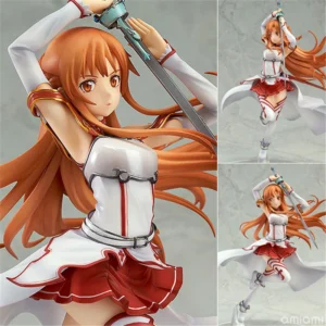 Anime SAO Yuuki Asuna Knights of the Blood Ver. 1/8 Scale  PVC Action Figure Statue Collection Model Toys Doll
