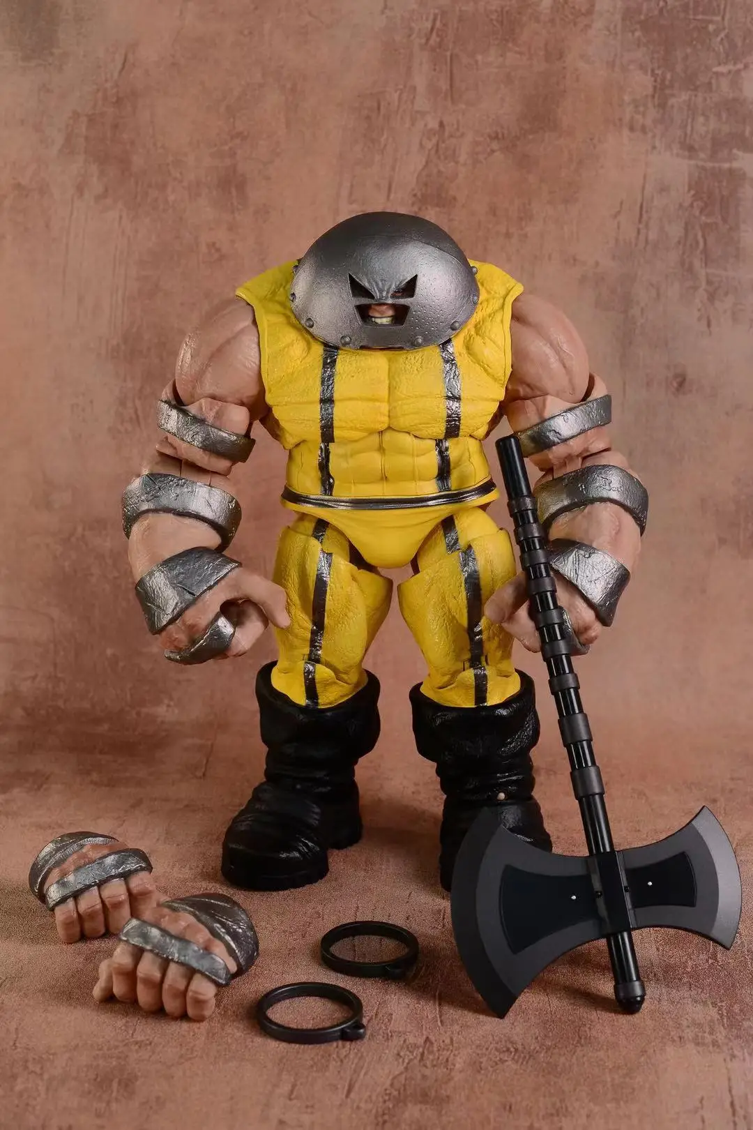 Marvel Select DST Juggernaut Prison Outfit With Axe and Handcuff Custom 9″ Loose Action Figure
