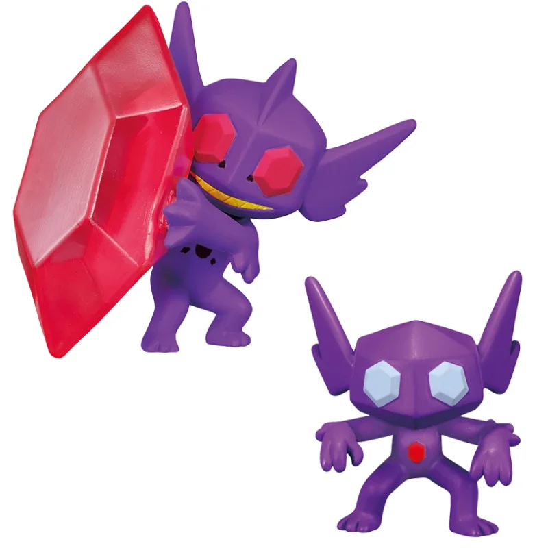Original TAKARA TOMY  Pokemon Figures Collection Sableye Mega Evolution Sableye  Anime Perfect Child Gift Toys