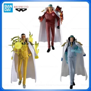 Bandai In Stock Original Banpresto THE Departure LOGIA Anime One Piece Sakazuki Kuzan Borsalino Action Figures Model Toy Gift DT