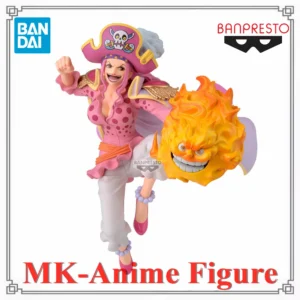 Original BANDAI One Piece God Valley Charlotte Linlin Napoleon Zeus Battle Record Anime Action Figures Model Figurine PVC Toys