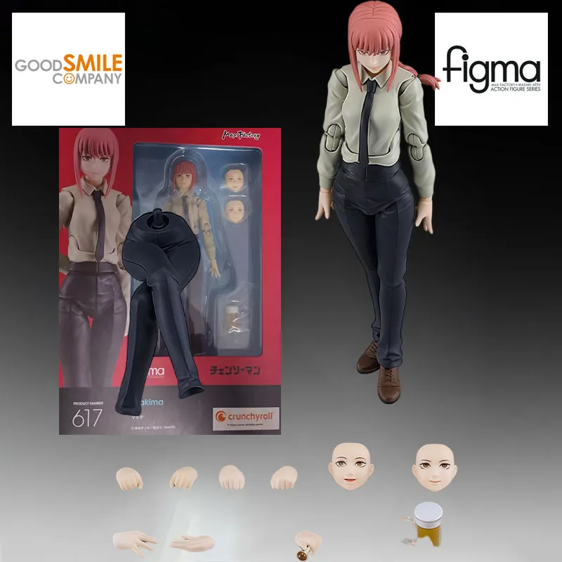 GSC Genuine FIGMA Anime Figure #617 Makima 150mm Action Figure Toys for Boys Kids Gift Collectible Model Ornaments