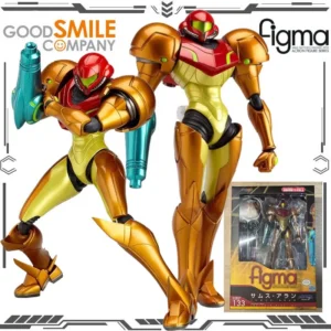 GSC Original Figma 133 METROID Other M Anime Figure Samus Aran Action Figure Toys for Boys Girls Gift Collectible Model