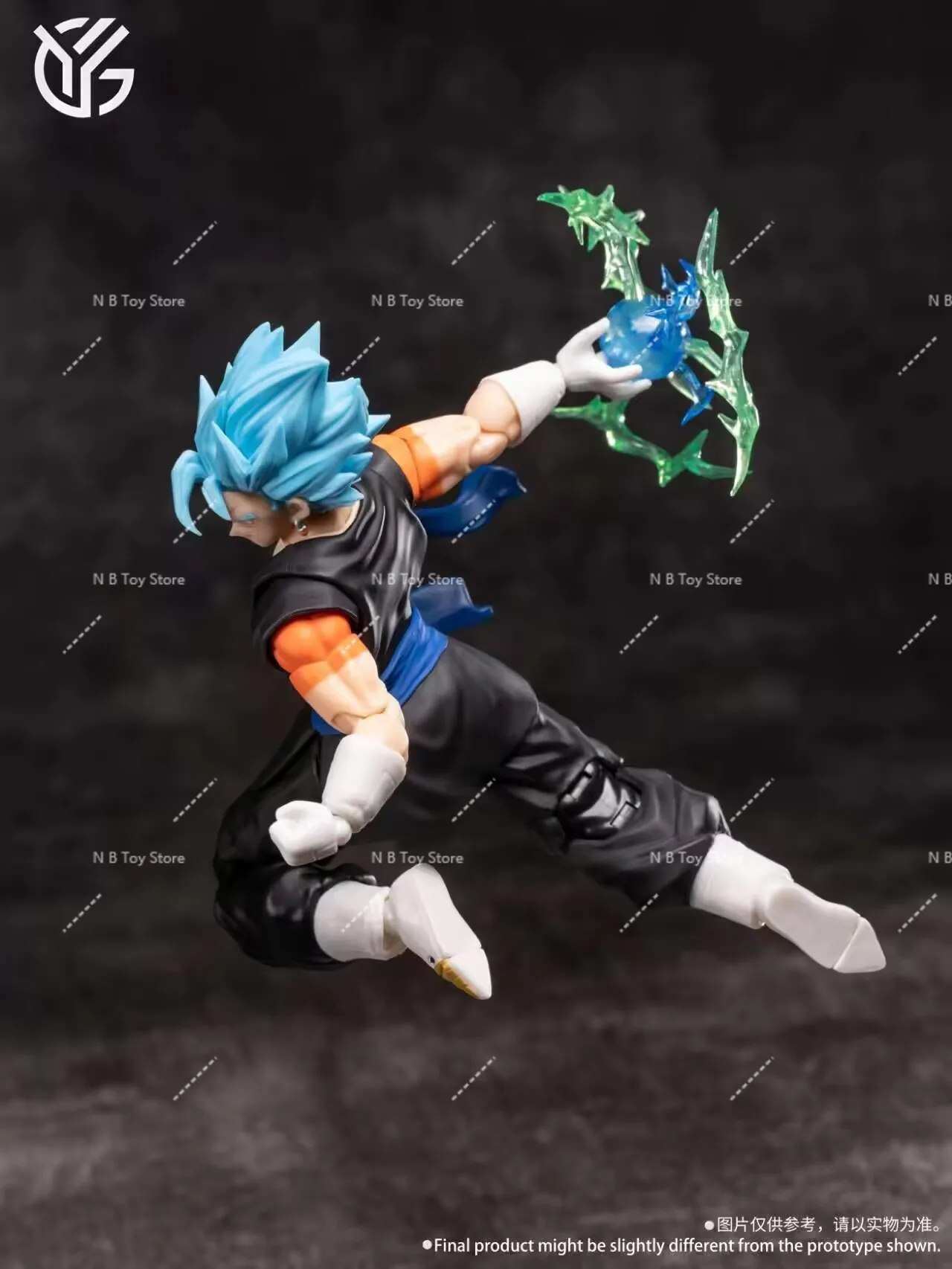In Stock YGmw Studio OC Toys Dragon Ball Dragon Ball Heroes Fusion Warrior Vegito 07 Action Figure Toy Collection Gift