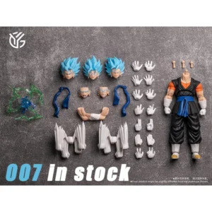 YG-mw Toys Vegito Action Figure YGmw 07 08 Vegeta Dragon Ball SHF Super Saiyan God OC Vegetto Action Figures Figurine Model Gift