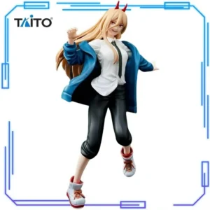 In Stock Taito Original Genuine Anime Girl Chainsaw Man Power Blood Demon 18cm Collections Model Toys Figure Birthday Gift