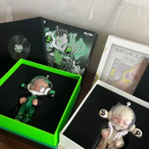 POPMART SKULLPANDA OOTD Limited Edition Collectible of The Denim Movable Action Figures Surprise Collectible Decorative Gifts