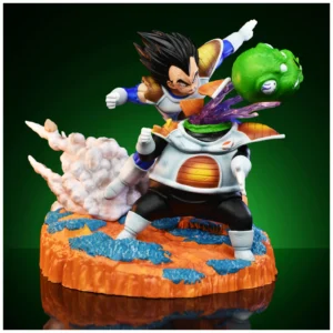 21cm/8.26in Anime Dragon Ball Z Vegeta vs Guldo Figure DBZ Ginyu Force Action Figure Statue Collection Model Toy Gift