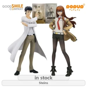 GSC Original POP UP PARADE Steins Series Ryutaro OkabeKurisu Makise Anime Not Movable Figure Statue Model Toys Gifts Fo Boys