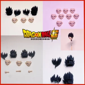 In Stock Replica Hm Son Gohan Series Dragon Ball Shf Mysterious Gohan Accessory Pack Doll Head Sculpture Model Anime Toys Gifts