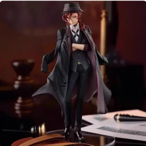 Calede 18cm Nakahara Chuuya Dazai Osamu PVC Action Figure Bungo Stray Dogs Collectible Model Toys Kid Gift Ornaments Doll Toy