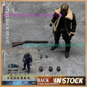 In Stock Patriot Studio Leon STEELBACK BEAST 1/12 MILES REAL MASTERPIECE Movable Model Resident Evil Biohazard Game Toys