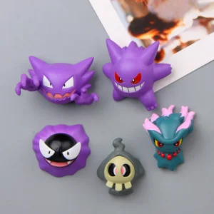 6 Types Of Ghost Pokemon Cartoon Figure Korean Version Versatile Fridge Magnets Gastly Gengar Haunter Creative Fun Decoration