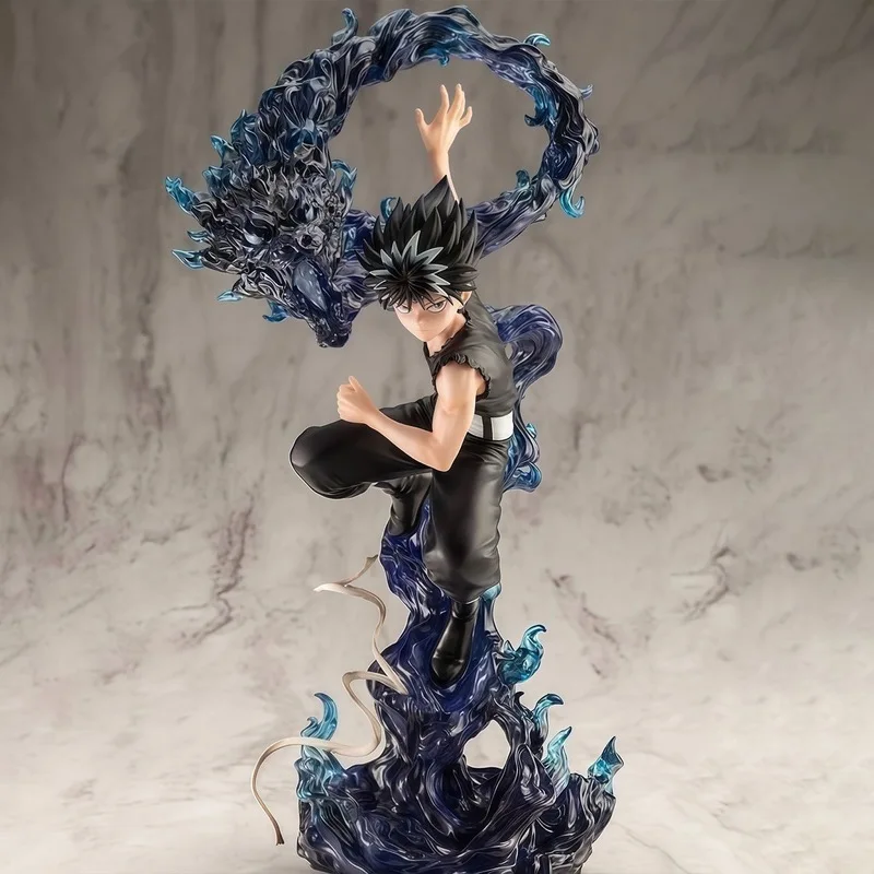 Hot 24cm Yuyu Hakusho Figures Hiei Anime Figure Pvc Statue Collection Model Room Decoration Dolls Boys Birthday Toys Gifts