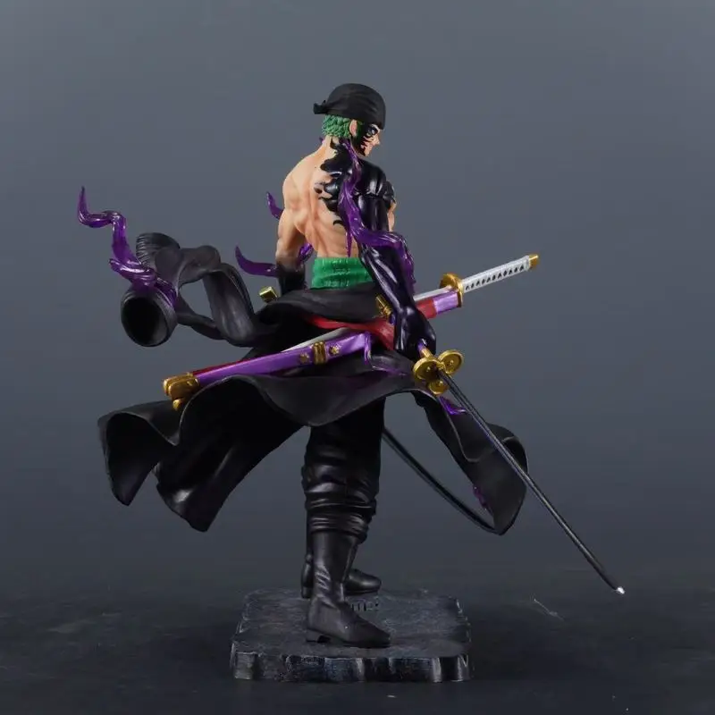 One Piece Anime Figure 24cm Roronoa Zoro Figurine Double-Pole Pvc Action Figure Model Collection Decoration Toys Gift - Image 4