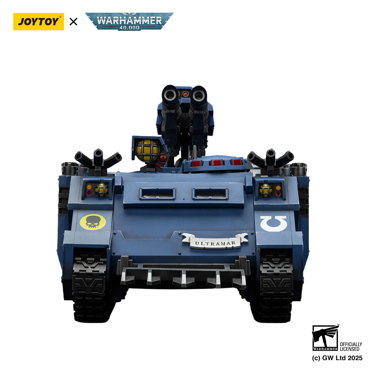 JOYTOY 1/18 Warhammer 40K Action Figures Ultramarines Razorback with twin lascannon