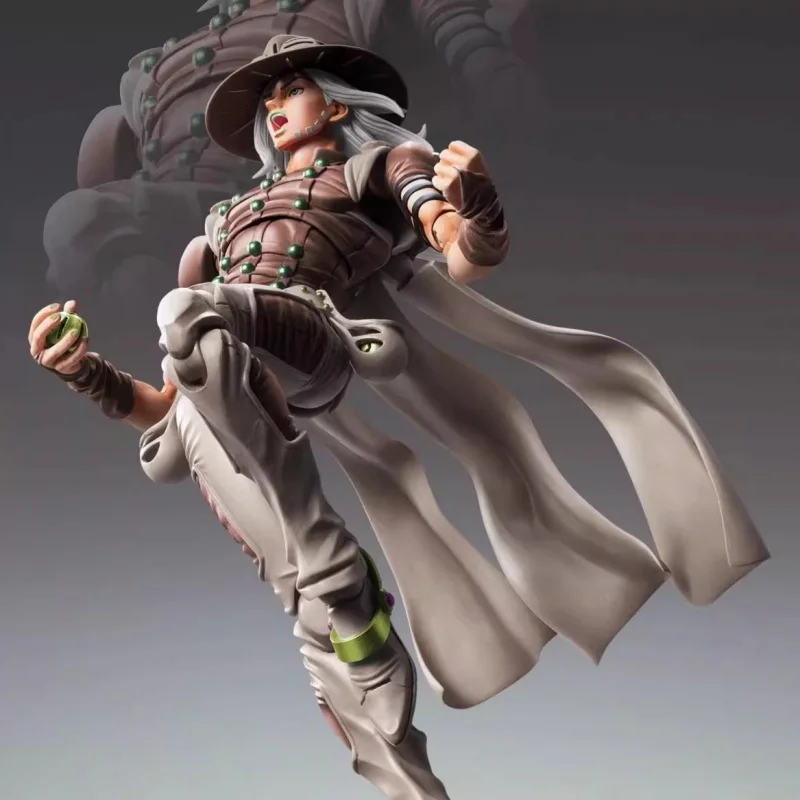 Genuine Gk 15cm Jojo’S Bizarre Adventure 7 Steel Ball Run Anime Figure Julius Caesar Zeppeli Sbr Gyro Creative Statue Boy Gift