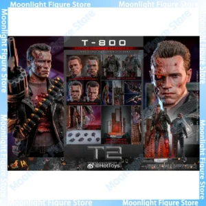 In Stock HotToys DX46 T-800 Battle Damaged Version 2.0 1/6 Anime Action Figure Toy Gift Model Collection