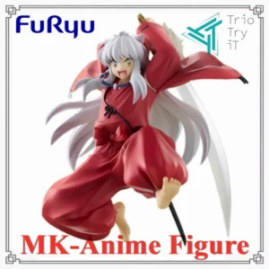 Original Furyu Trio-Try-iT Anime Action Figures Inuyasha Sesshoumaru Model Toy Action Figurine PVC Toys FuRyu