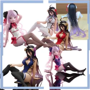 In Stock Genuine Taito Overlord Shalltear Bloodfallen Albedo Desktop Cute Pvc Anime Figure Model Collector Ornament Toy Gift