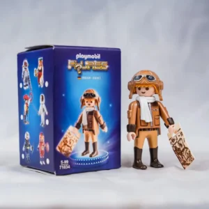 Hot Selling Playmobil World 71034 Ming Box Astronaut Pilot Firefighter Ski Girl Policewoman Doll Toy