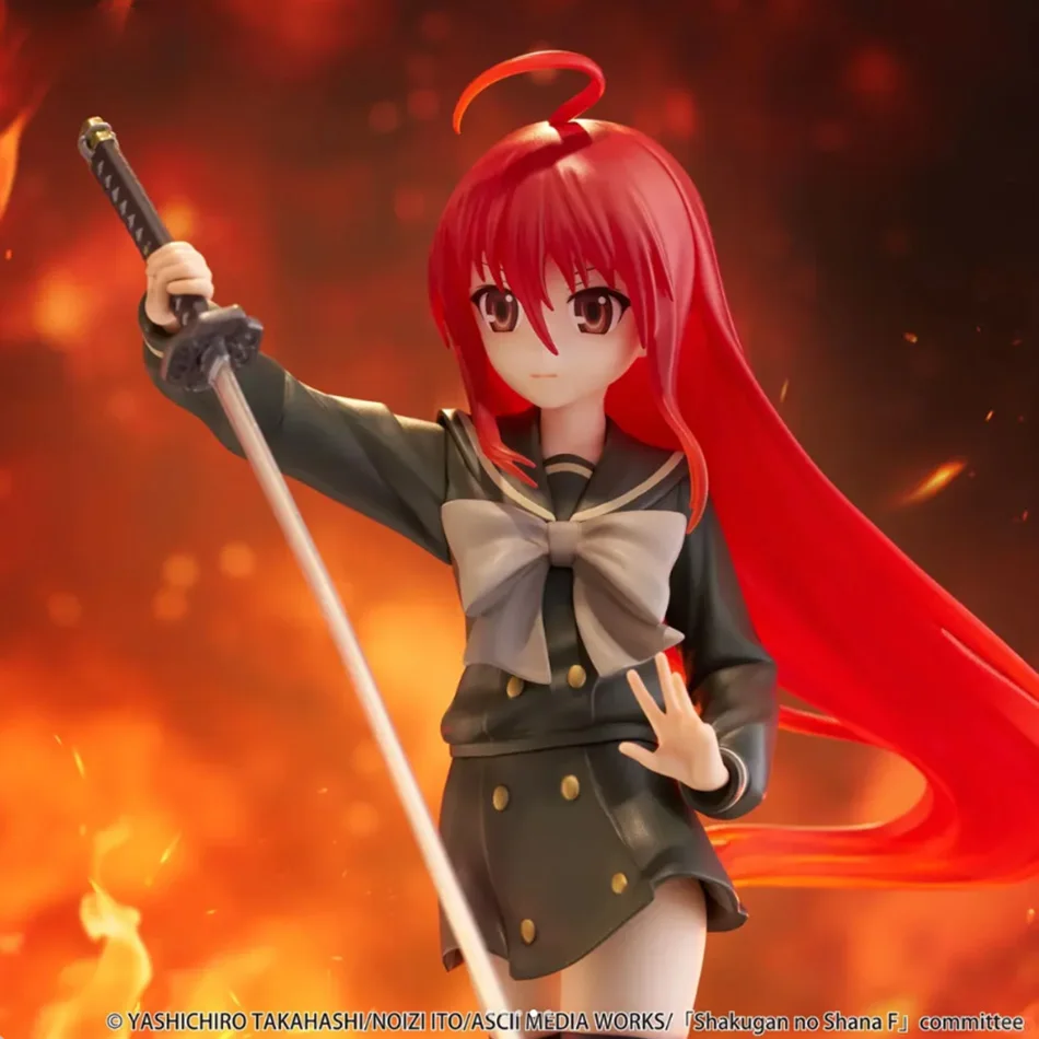 19cm anime Merch The Shakugan no Shana Shana Flame-Haired Blazing-Eyed Hunter Action Figure PVC collector edition Model Toys Gift - Image 4