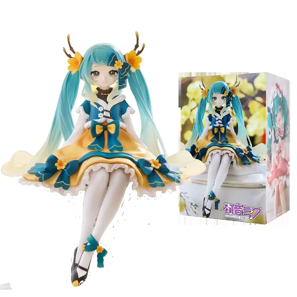 2Pcs Hatsune Miku Anime Figure Toy Flower Fairy Collection Miku Kawaii Cartoon PVC Action Figurine Model Doll Birthday Gifts Kid - Image 11