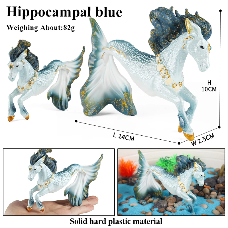 Oenux Beauty Fish Princess Mermaid Action Figures Model Elves Elf Pegasus Animal Figurines Doll Kid Toy Girl Gift Cake Toppers - Image 35