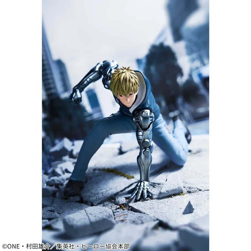 In Stock Bandai Original Genuine Banpresto Anime One Punch Man Genos Demon Cyborg 11cm Collection Model Toy Figure Birthday Gift - Image 6