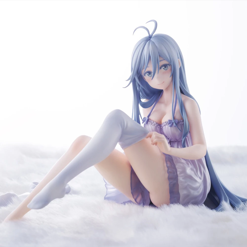 Anime figure Vladilena Milize sitting posture action figure Nightdress girl Vladilena Milize figurine Model Toy Collection gifts