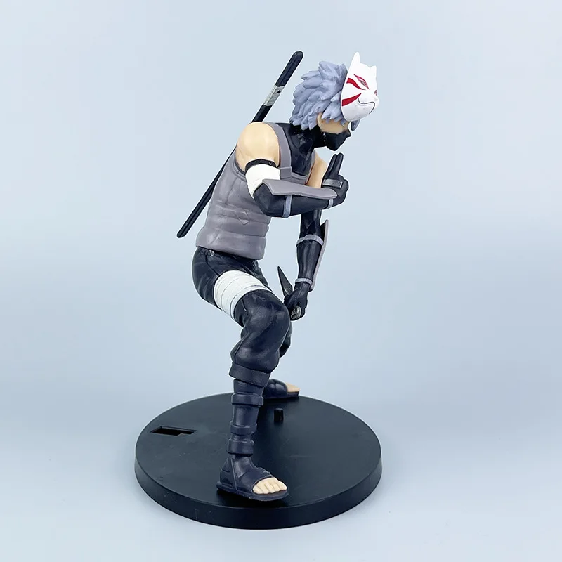 New Naruto Anime Figure 18cm Hatake Kakashi PVC Action Figure Model Doll car Ornaments Collections Toy Gifts - Image 5