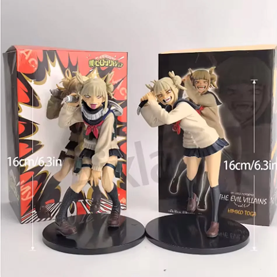 Anime My Hero Academia Figure PVC Age of Heroes Figurine Toga Himiko Action Collectible Model Decorations Doll Toys For Children