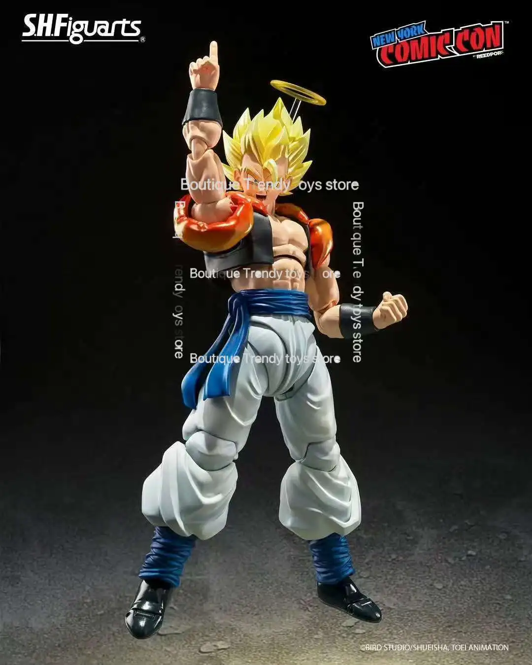 BANDAI 2026 NYCC Dragon Ball Z S.H.Figuarts SHF Super Saiyan Gogeta Exclusive Edition Model Toys
