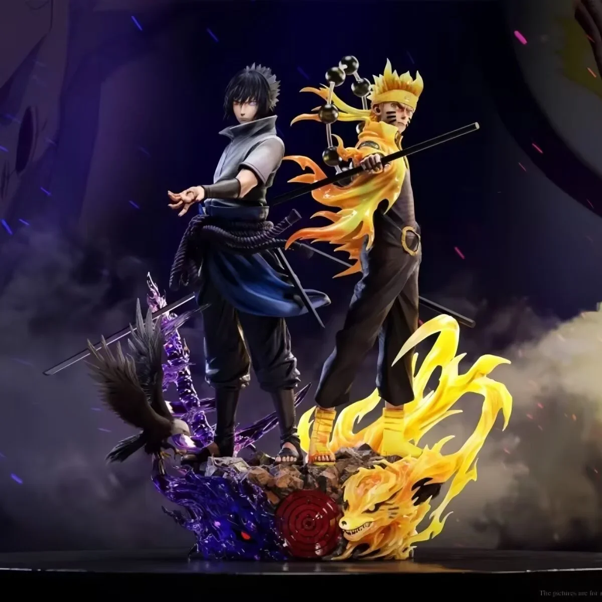 Shippuden Figurine Uzumaki Uchiha Sasuke Anime PVC Action Figure Toy Statue Collection Model Doll Birthday Gifts Anime Figure