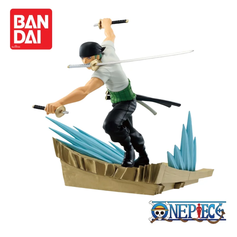 Bandai Banpresto One Piece In Stock Roronoa Zoro Dracule Mihawk Original Figurine 100% Genuine Anime Merchandise Holiday Gifts