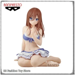 In Stock Original BANPRESTO Celestial Vivi The Quintessential Quintuplets Nakano Miku 12cm Toy Gift Ornament Anime Figure Model