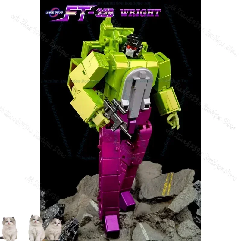 24-hour Shipping FansToys FT-32B ft32b Hercules Excavator Transforming Toy Robot King Kong Fusion TPS Toy Collection Gift