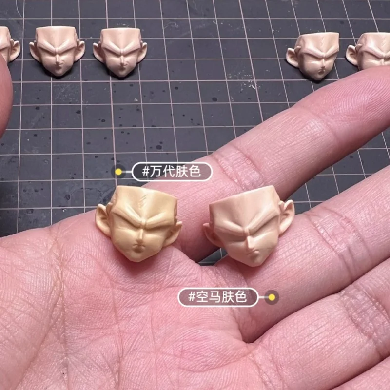In Stock Dragon Ball Carving Heads Accessories Son Goku Action Figurine Anime Customized Collection Model Toys Gift